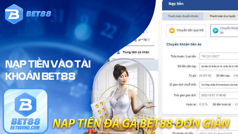 Cách nạp tiền bet88 nạp tiền bet88 đơn giản nhất