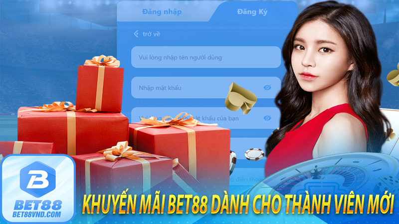 Khuyến mãi bet88 dành cho thành viên chính thức của nhà cái